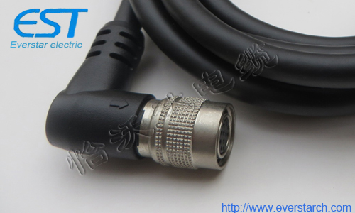 CCDC工业相机线HRS12弯头
